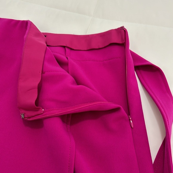 Ann Taylor Fuschia Midi Skirt Sz 10 - Picture 6 of 6